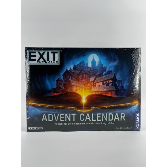 NEW, SEALED, RARE! EXIT: The Game Advent Calendar The Hunt For The Golden Book